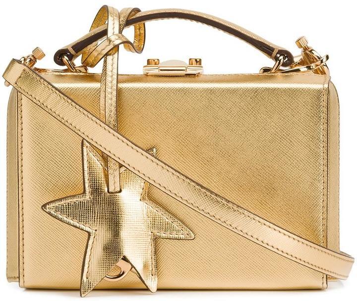 Grace Box by Mark Cross  Leather crossbody, Top handle handbags, Handbag