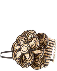 Kate Spade New York Floral Straw Crossbody Bag
