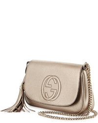 Gucci Soho Metallic Crossbody Bag Gold