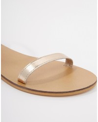 Asos Collection Finlay Leather Flat Sandals