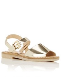 Barneys New York Double Ankle Strap Sandals
