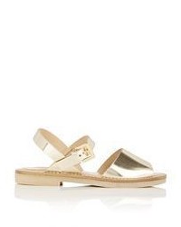 Barneys New York Double Ankle Strap Sandals