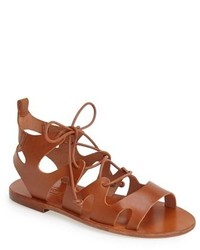 Topshop Fig Cutout Lace Up Gladiator Sandal