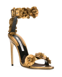 Brian Atwood 3d Flower Detail Sandals