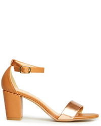 Chinese Laundry Cl By Janella Block Heels In Rose Gold 95