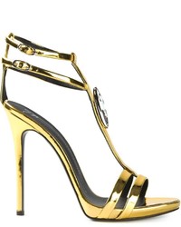 Giuseppe Zanotti Design Metallic Sandals