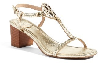 tory burch miller gold sandals