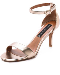 Steven Vienna Metallic Sandals