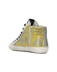 Golden Goose Deluxe Brand Cedro Glitter Panelled Sneakers