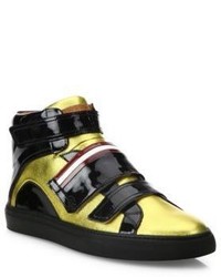Bally Herick Sheep Leather High Top Sneakers