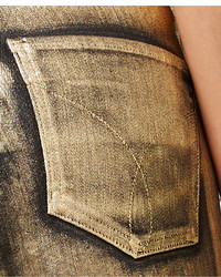 Calvin Klein Jeans Ultimate Gold Metallic Skinny Jeans