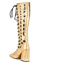 Marni Lace Up Knee Length Boots