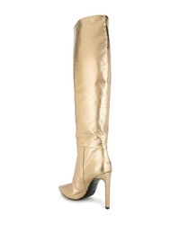 Tomasini Metallic Knee High Boots