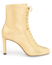 Jimmy Choo Daize Lace Up Leather Ankle Boots