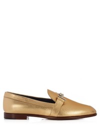 Tod's Gommino T Bar Leather Loafers