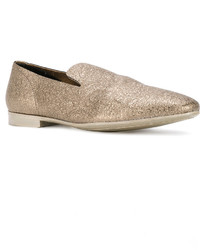 Officine Creative Metallic Loafer Slippers