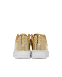 Nike Gold Air Force 1 Sp Sneakers