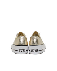 Converse Gold Chuck Taylor Lift Sneakers
