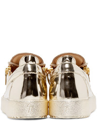 Giuseppe Zanotti Gold London Sneakers