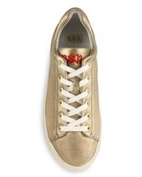 Ash Nicky Bis Metallic Leather Sneakers