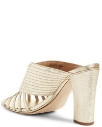 Tory Burch Brida Quilted Open Toe Mule