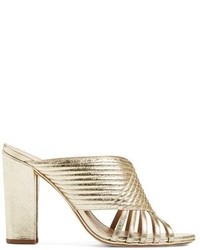 Tory Burch Brida Quilted Open Toe Mule