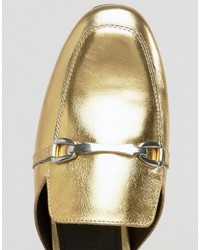 Asos Movie Leather Mule Loafers