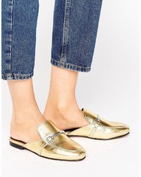 Asos Movie Leather Mule Loafers