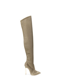 Casadei Metallic Stiletto Boots