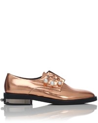 Coliac Copper Leather Derby Fernanda Shoes