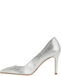 J.Crew Everly Crackled Metallic Leather Pumps