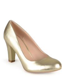 Journee Collection Ice Patent Leather Pumps
