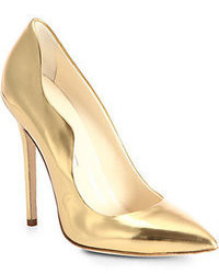 Brian Atwood Mirror Leather Pumps