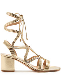 Gianvito Rossi Hydra Lace Up Leather Sandals