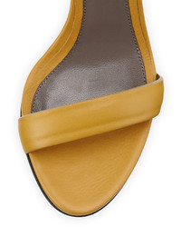 Jason Wu Leather Ankle Cuff Sandal Gold