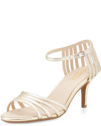 Seychelles Lineage Strappy Leather Sandal Platinum