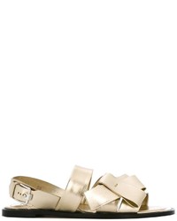 Tod's Strappy Flat Sandals