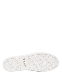 DKNY 40mm Bessie Leather Slip On Sneakers
