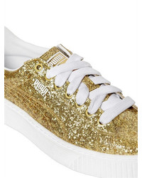 Puma Select Basket Platform Glitter Sneakers