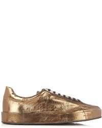 Jil Sander Low Top Leather Trainers