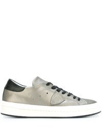 Philippe Model Lateral Patch Metallic Sneakers