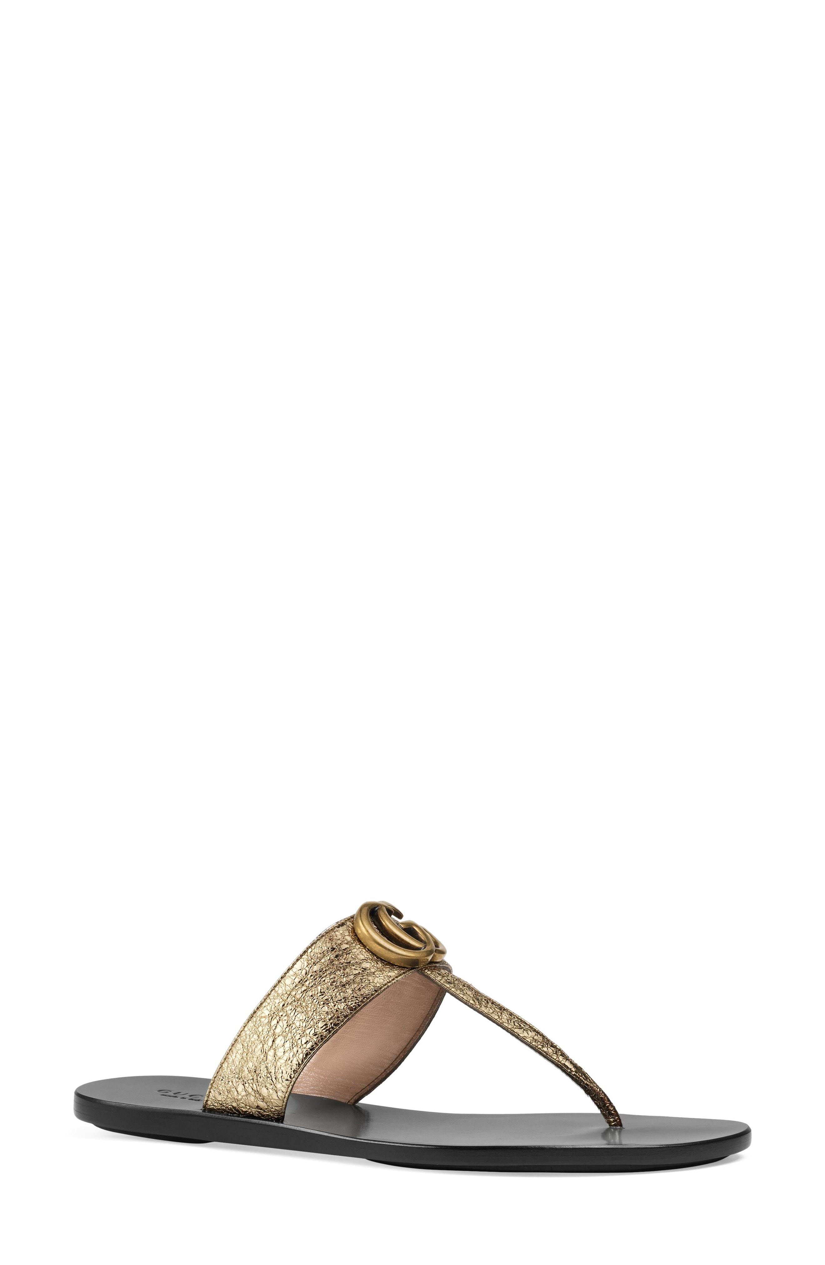 Gucci Marmont T Strap Sandal, $550 | Nordstrom | Lookastic