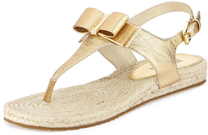 michael kors sandals with bow