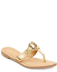 Nine West Bamboo Ring Thong Sandals