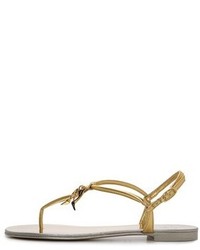 Giuseppe Zanotti Shoe Charm Flat Sandals