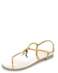 Giuseppe Zanotti Shoe Charm Flat Sandals