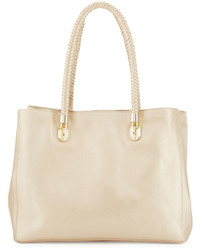 Cole Haan Benson Large Leather Tote Bag Soft Gold