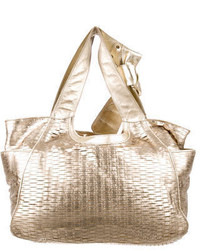 Jimmy Choo Textured Leather Tote