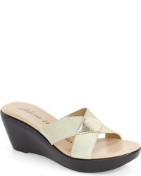 Athena Alexander Benadet Crisscross Wedge Sandal