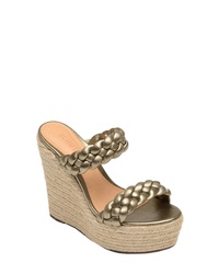 Schutz Dyandre Platform Wedge Slide Sandal